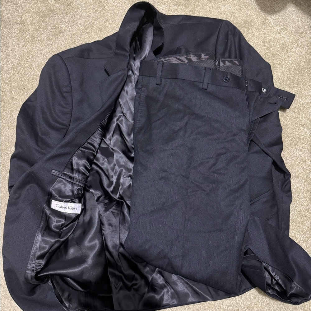 CALVIN KLIEN SUIT PANTS AND JACKET
